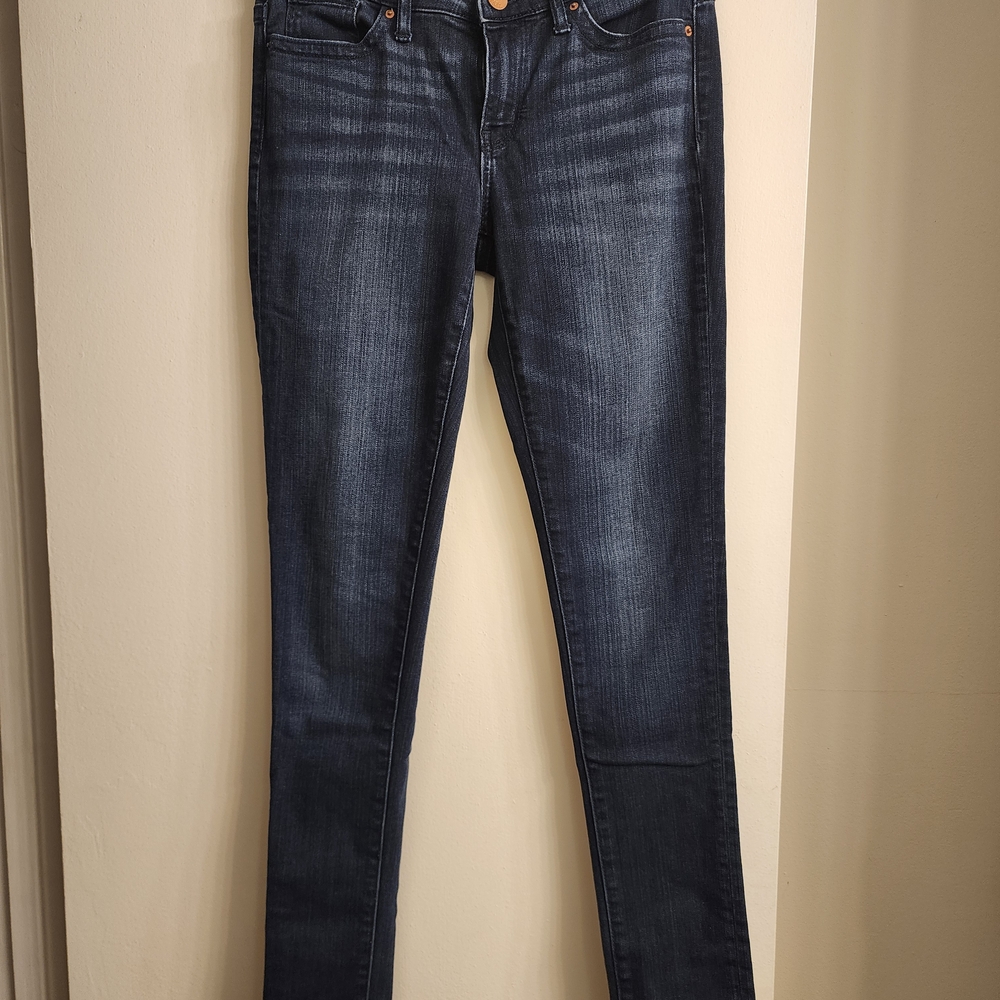 BKE Women's Deep Indigo Skinny Jeans